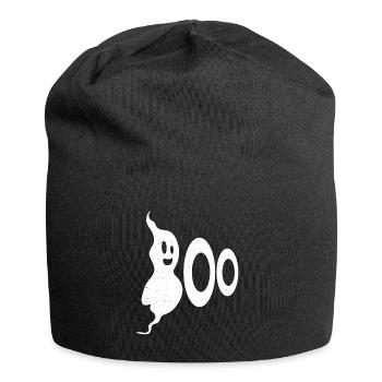 Halloween boo ghost - Jersey Beanie - black - Front