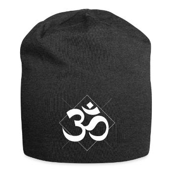 Signe OM - Bonnet en jersey - charbon - Devant