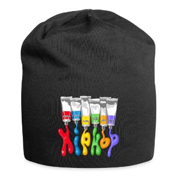 Hip hop tubes - Jersey-Beanie - Schwarz - Vorne