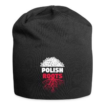 Arbre de racines de Pologne - Bonnet en jersey - noir - Devant