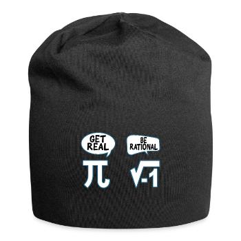 Mathématiques Pi Mathe maths Mathe maths mathématiques - Bonnet en jersey - noir - Devant