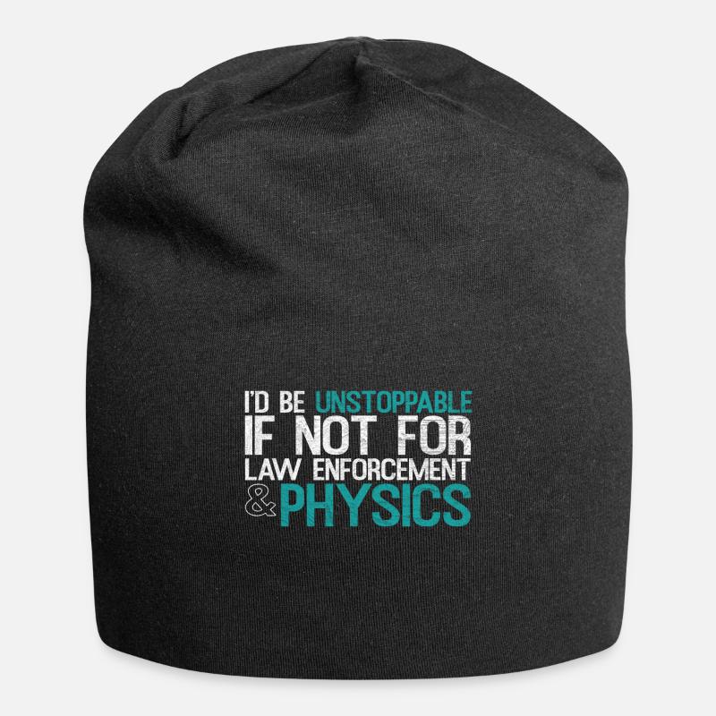 physics - Jersey Beanie - black