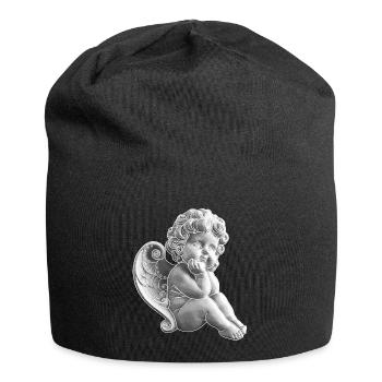 Angel Angel Angel Gift Idea - Jersey Beanie - black - Front