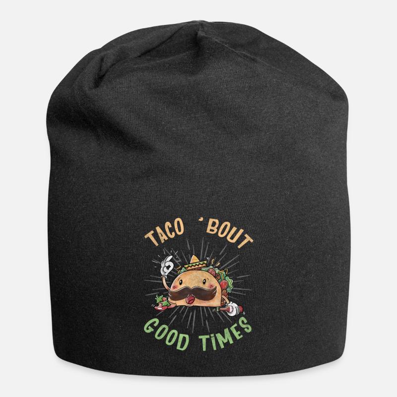 Tacos taco - Jersey Beanie - black