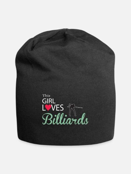 Billiard - Jersey-Beanie - Schwarz