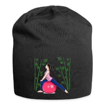 Exercices de Pilates Exercices de Fitness - Bonnet en jersey - noir - Devant