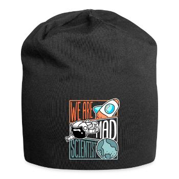 Nous sommes scientifique astronaute cadeau Rocket Science - Bonnet en jersey - noir - Devant