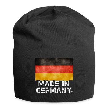 Made in Germany Flag – Distressed Style - Jersey Beanie - black - Front