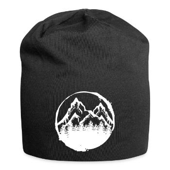 Forest tree forester gift - Jersey Beanie - black - Front