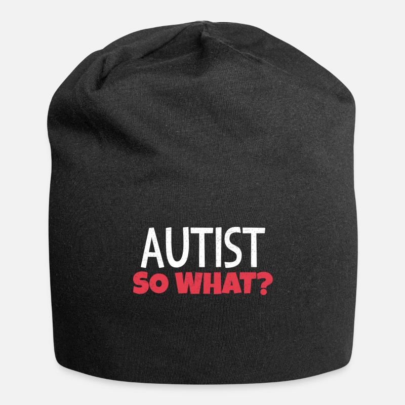 Autiste, et alors? - Bonnet en jersey - noir