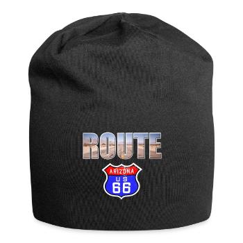 Route 66 - Jersey Beanie - black - Front