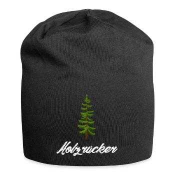 Ich bin Holzrücker - Jersey-Beanie - Schwarz - Vorne