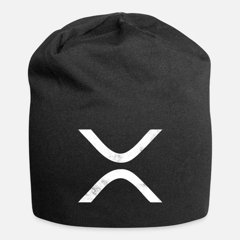 XRP RIPPLE - Jersey Beanie - black