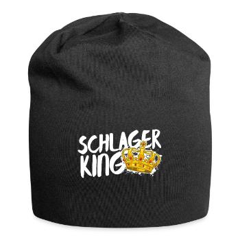 Schlager King Schlager King Folk Music Statement - Jersey Beanie - black - Front