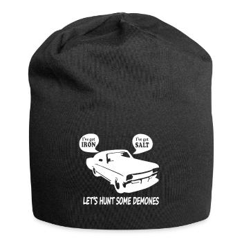 Let's hunt down a few demons - Jersey Beanie - black - Front