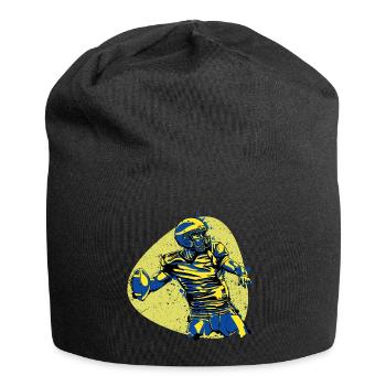 Vainqueur du quarterback du héros du football américain - Bonnet en jersey - noir - Devant