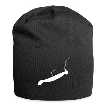 Soft shell zander Softbait mount angler t shirt - Jersey Beanie - black - Front