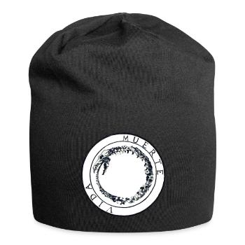 Canserbero logo vie ou mort - Bonnet en jersey - noir - Devant