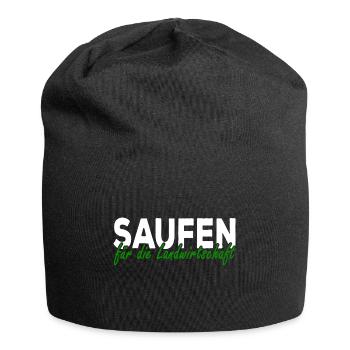 AGRICULTEUR - Bonnet en jersey - noir - Devant