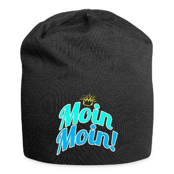 Moin Moin ! - Bonnet en jersey - noir - Devant