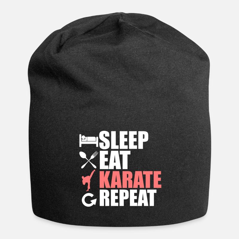 Karate - Jersey-Beanie - Schwarz