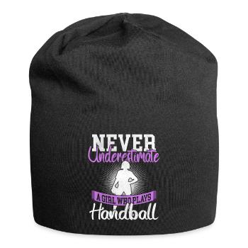 Handballer Handball - Jersey-Beanie - Schwarz - Vorne