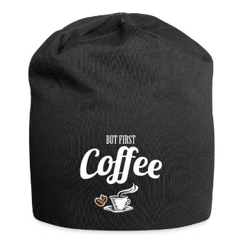 Coffee - Jersey-Beanie - Schwarz - Vorne