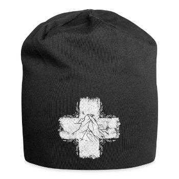 Suisse 🇨🇭 Suisse drapeau suisse - Bonnet en jersey - noir - Devant