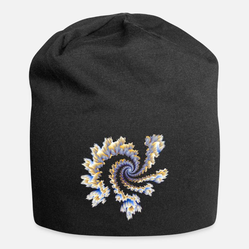 Fractale Explosion - Bonnet en jersey - noir