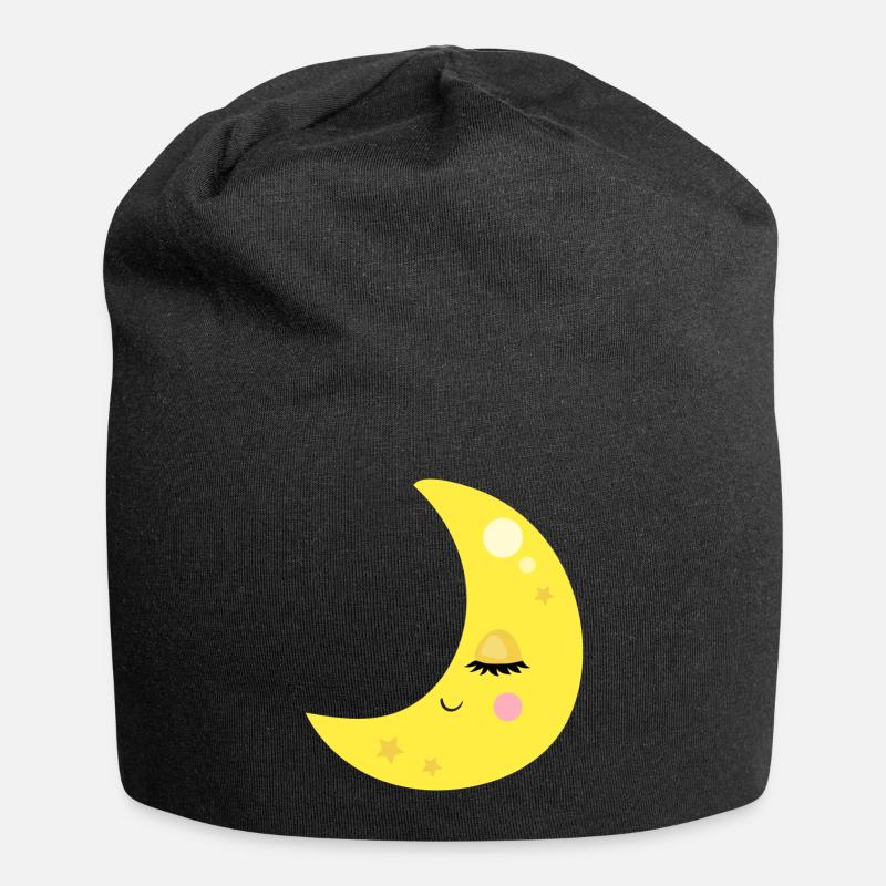 lune - Bonnet en jersey - noir