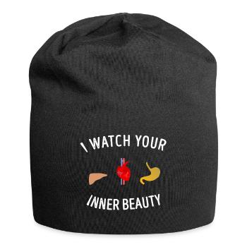 Medical Internal Beauty Medicine Internist Gift - Jersey Beanie - black - Front