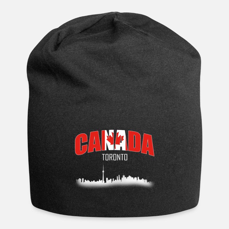 Canada Toronto - Bonnet en jersey - noir