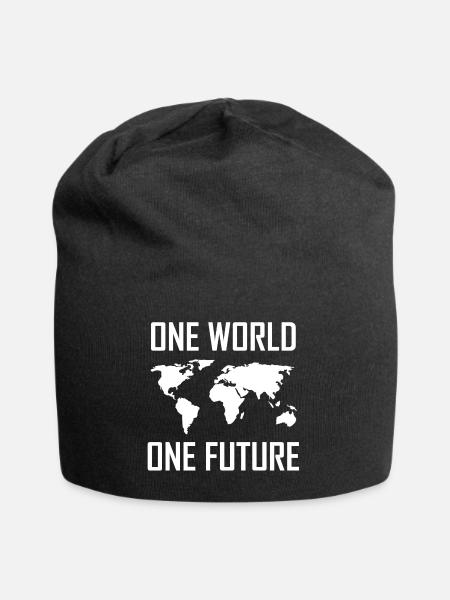 one world one future - Jersey-Beanie - Schwarz