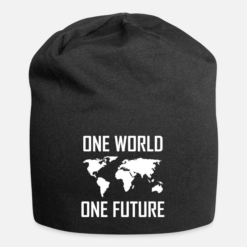 one world one future - Jersey-Beanie - Schwarz