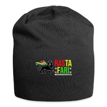 Rasta Fari Underground Sound System - Jersey Beanie - black - Front