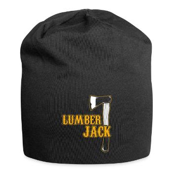 Holzfäller - Jersey-Beanie - Schwarz - Vorne
