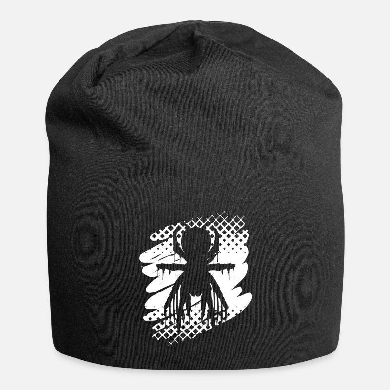 Spider Spinne - Jersey-Beanie - Schwarz