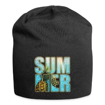 Summer - Jersey-Beanie - Schwarz - Vorne