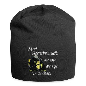 Feuerwehr Familie Atemschutz Kameradschaft Einsatz - Jersey-Beanie - Schwarz - Vorne