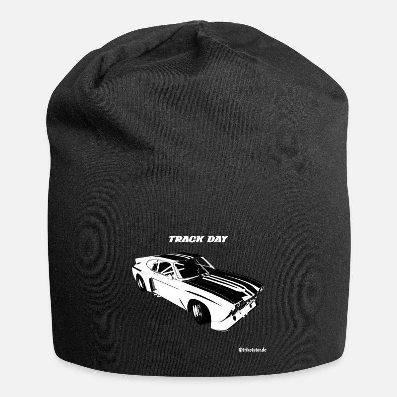 Capri - track day noir-blanc / blanc - Bonnet en jersey - noir
