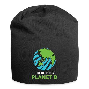 Protection du climat environnement planète terre climat politique climatique - Bonnet en jersey - noir - Devant