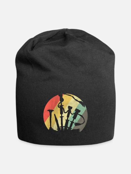 Dudelsack - Jersey-Beanie - Schwarz