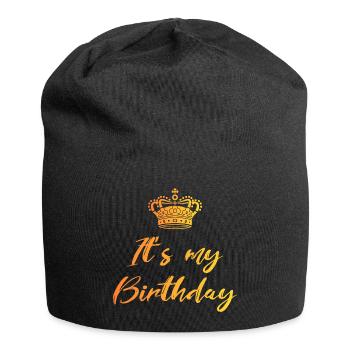 Its my Birthday - Jersey-Beanie - Schwarz - Vorne