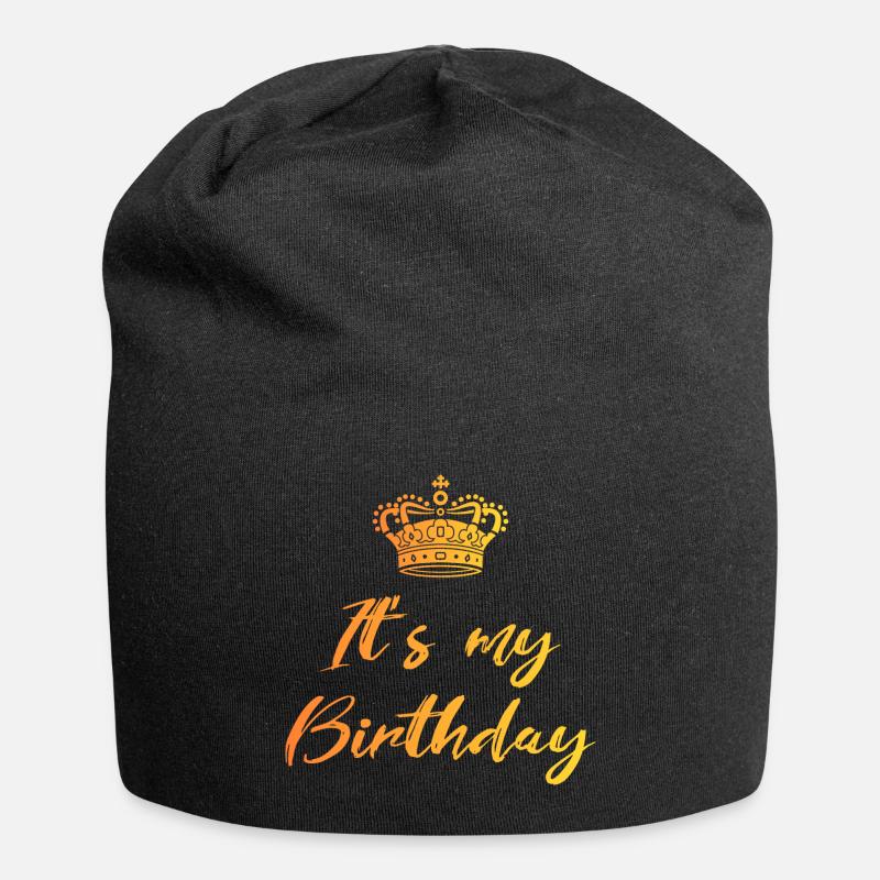 Its my Birthday - Jersey-Beanie - Schwarz