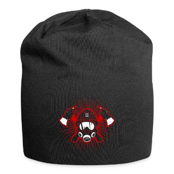 Firefighter Firefighter woman Firefighters - Jersey Beanie - black - Front