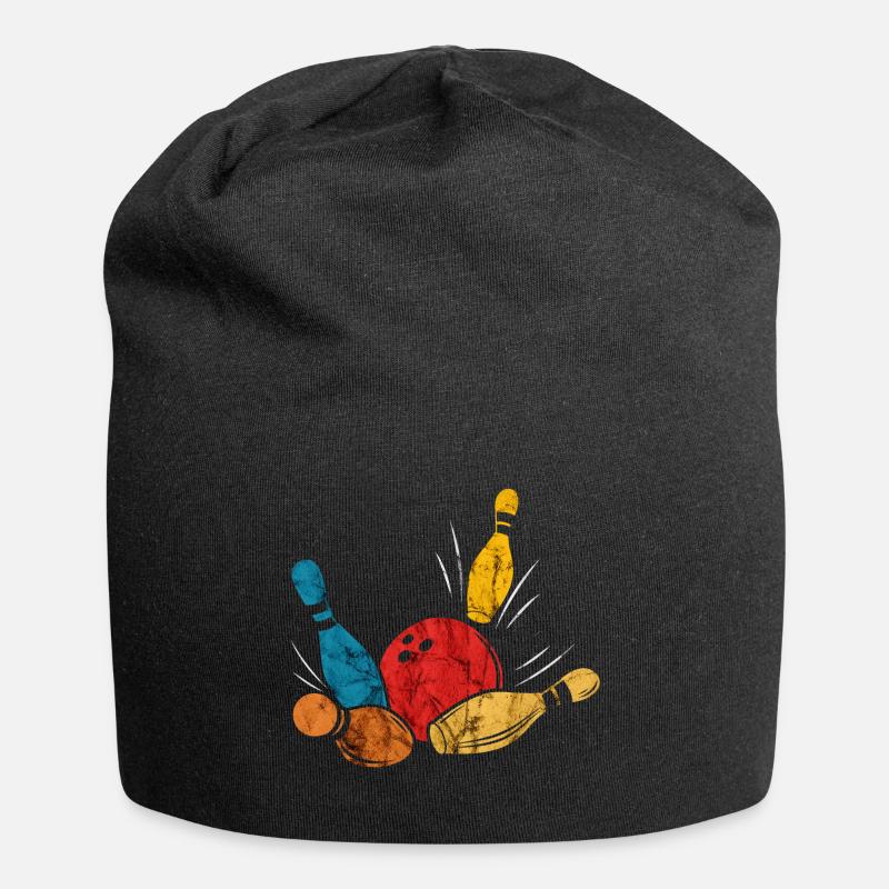 Boule de bowling Kegel - Bonnet en jersey - noir