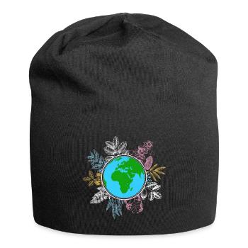Earth Nature Save Planet - Jersey Beanie - black - Front