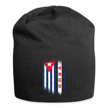 Cuba Flag / Cuba Gift Caribbean Havana - Jersey Beanie - black - Front