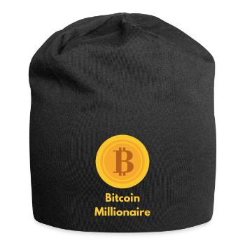 Bitcoin Millionaire Bitcoin Millionaire FUN WEAR - Jersey Beanie - black - Front