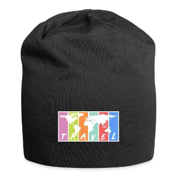 Voyage. Voyage! Voyage - Bonnet en jersey - noir - Devant